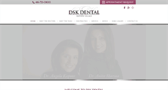 Desktop Screenshot of dskdental.com